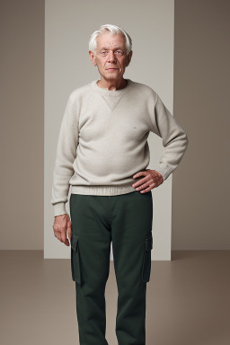 Dutch elderly male with  white hair