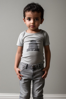 Moroccan infant boy with  gray hair