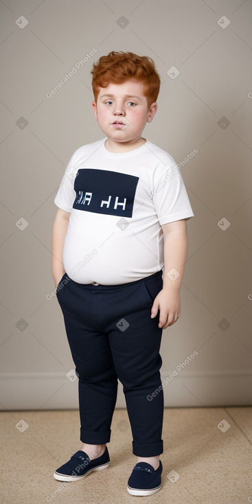 Jordanian child boy with  ginger hair