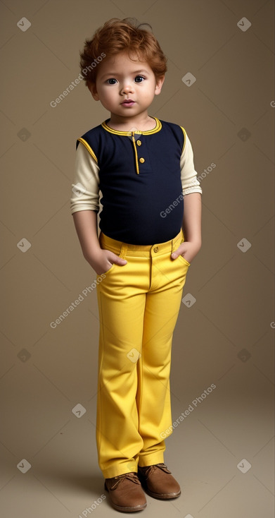 Bolivian infant boy with  ginger hair