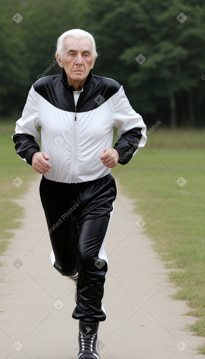 Elderly male with  black hair