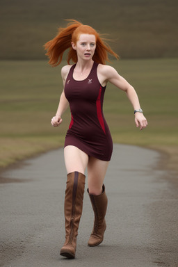 British adult female with  ginger hair