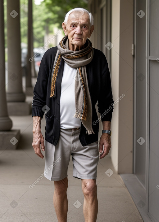 Romanian elderly male with  black hair