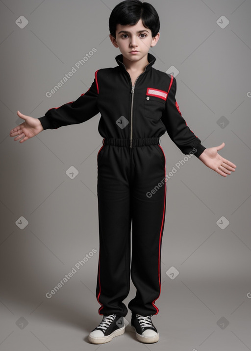 Georgian child boy with  black hair