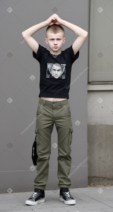 Belarusian teenager boy 