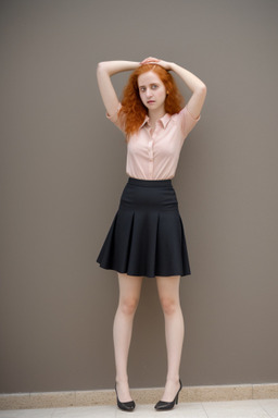 Israeli young adult female with  ginger hair