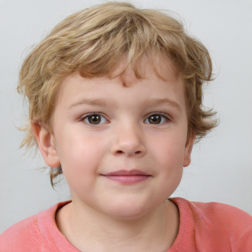 Neutral white child female with medium  brown hair and grey eyes