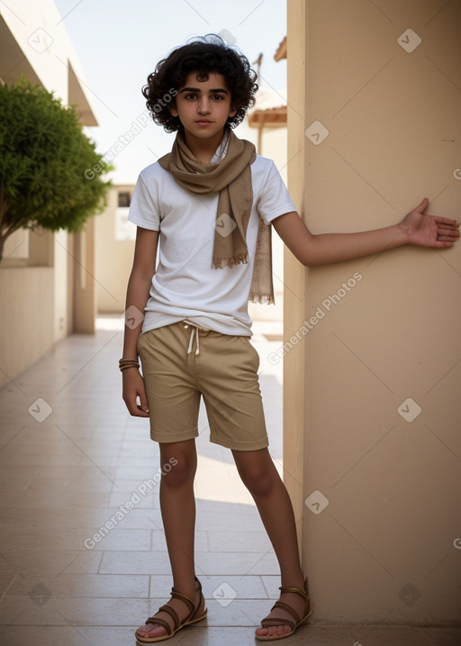 Jordanian teenager boy 