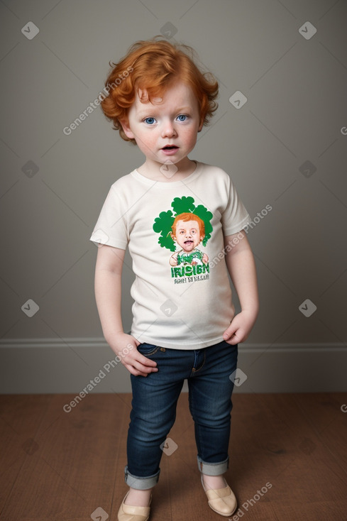 Irish infant boy with  ginger hair