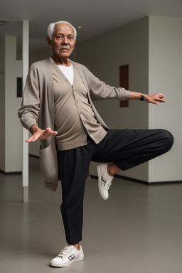 Panamanian elderly male with  black hair