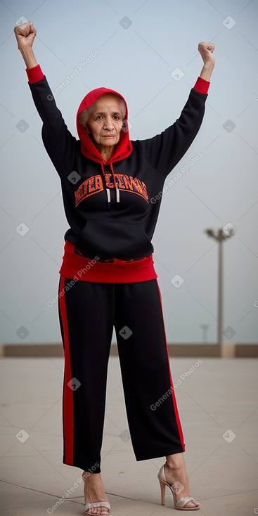 Bahraini elderly female with  ginger hair