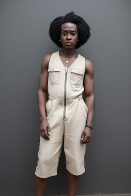 Ghanaian adult non-binary with  black hair