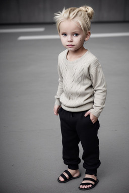 Slovenian infant boy with  blonde hair