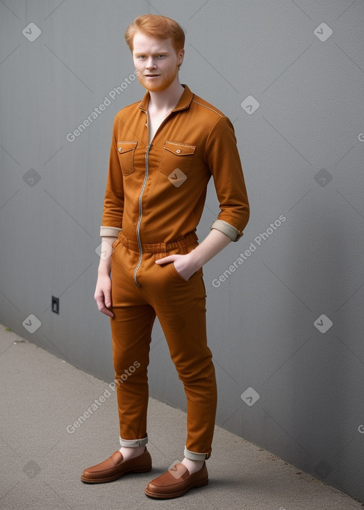 Finnish young adult male with  ginger hair