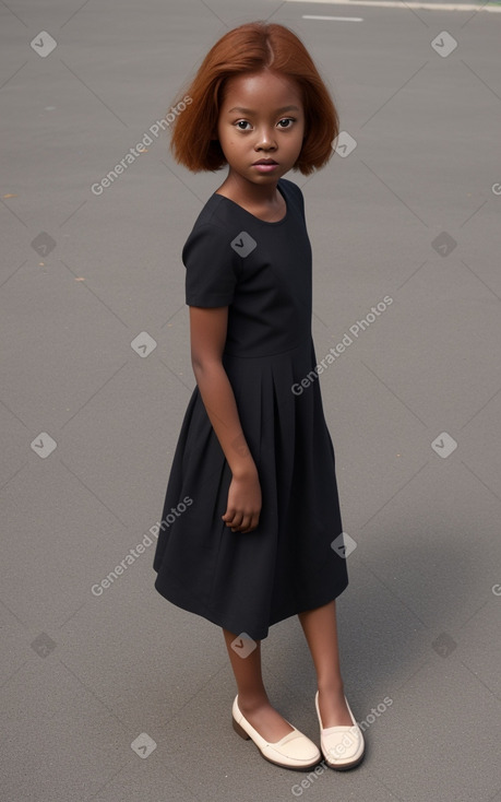 Child female with  ginger hair