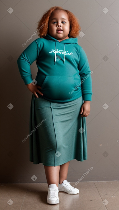 Somali child female with  ginger hair