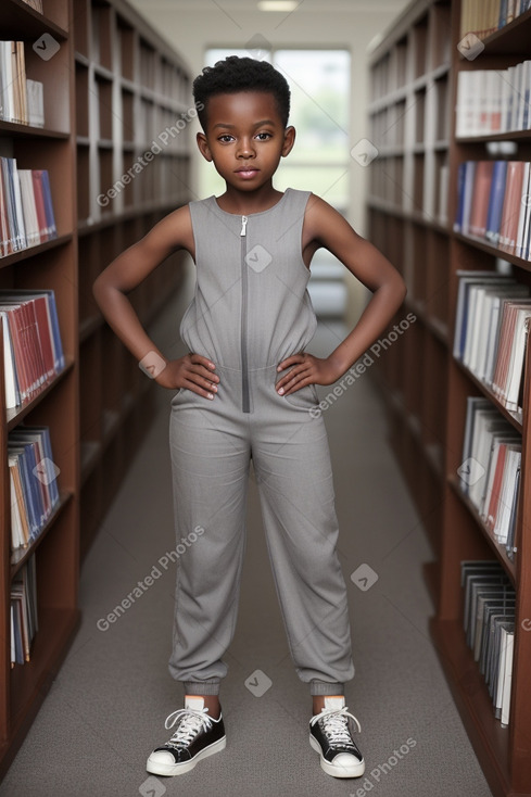 Child boy with  gray hair