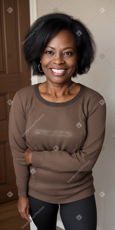 African american middle-aged female 