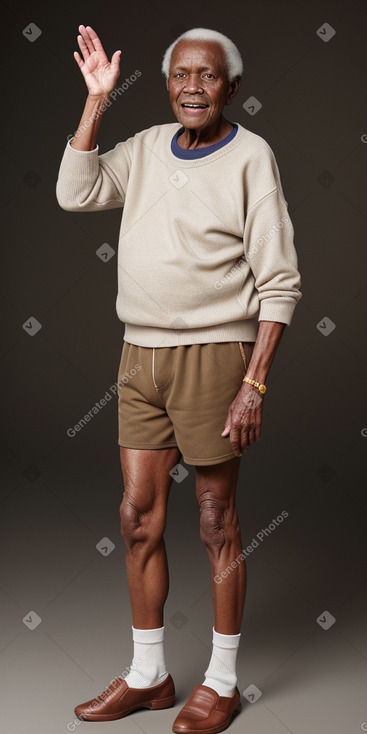 Zimbabwean elderly male with  brown hair