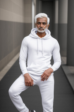 Bangladeshi 45 years male with  white hair