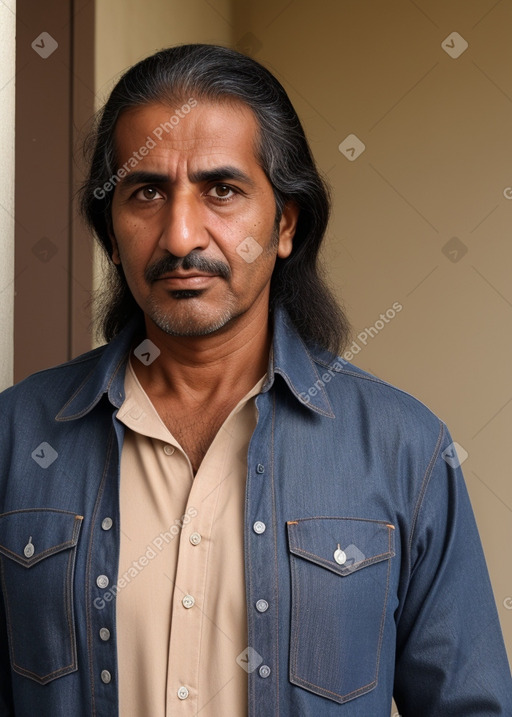 Emirati 45 years male with  brown hair