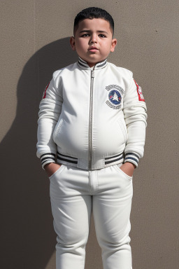 Moroccan child boy with  white hair