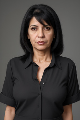 Venezuelan middle-aged female with  black hair