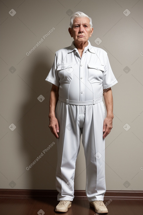 Paraguayan elderly male with  white hair