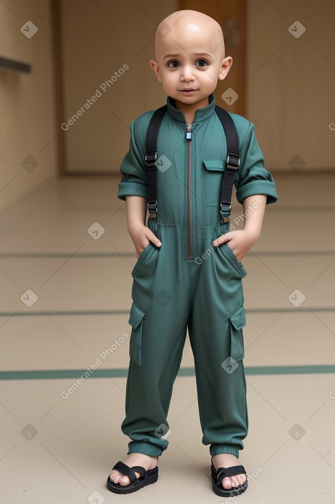 Kuwaiti infant boy with  ginger hair