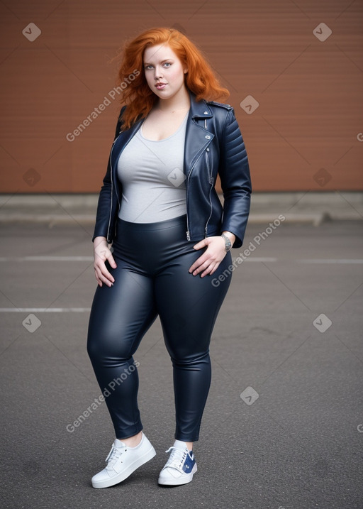 Adult non-binary with  ginger hair