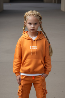 Child female with  blonde hair