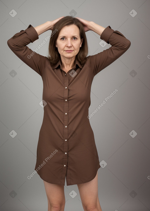 Czech 45 years female with  brown hair