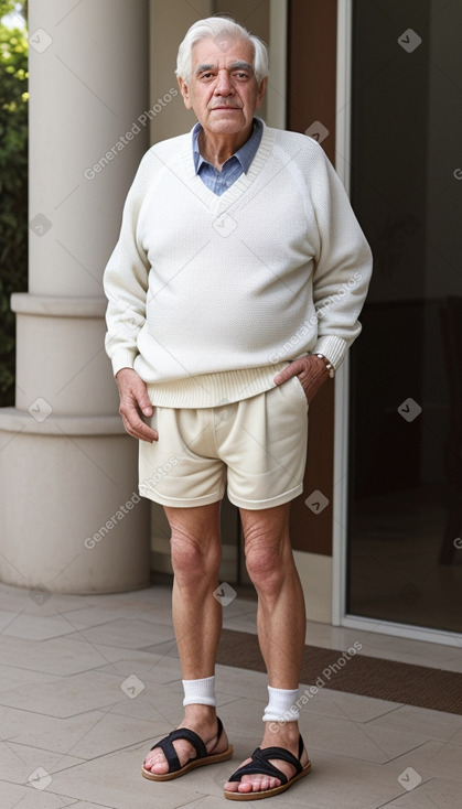 Greek elderly male with  white hair