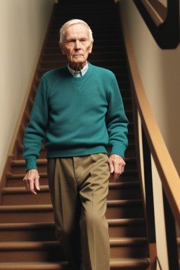 Estonian elderly male with  brown hair