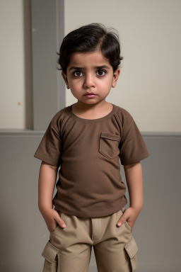 Bahraini infant boy with  brown hair