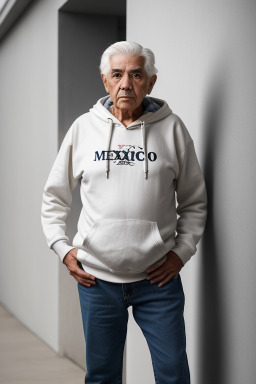 Mexican elderly male with  white hair