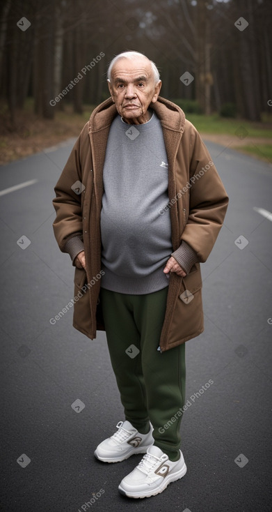 Brazilian elderly male with  brown hair