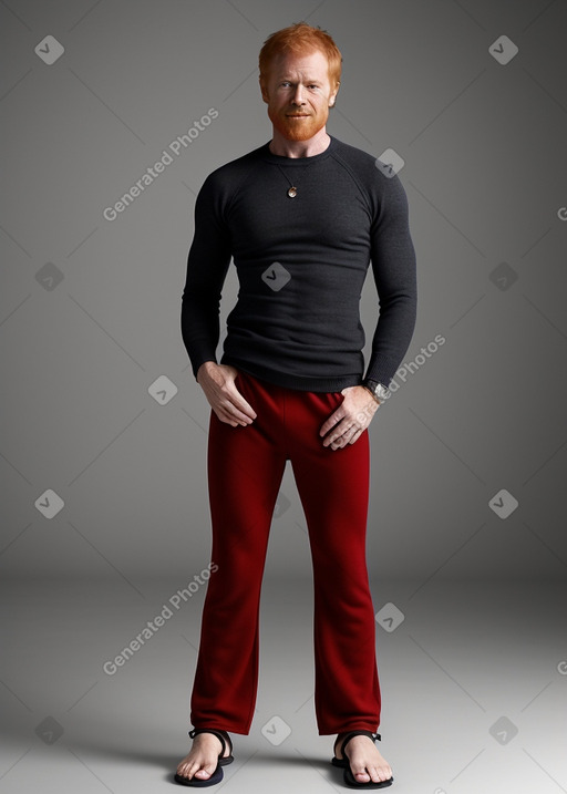 Norwegian 45 years male with  ginger hair