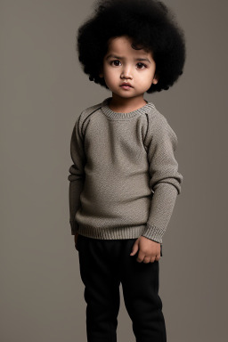 Nepalese infant boy with  black hair