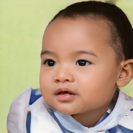 Neutral white child female with short  brown hair and brown eyes