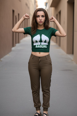 Algerian adult female with  brown hair