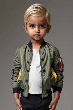 Sri lankan infant boy with  blonde hair