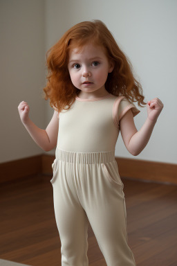 Uruguayan infant girl with  ginger hair