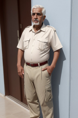 Bahraini elderly male with  white hair