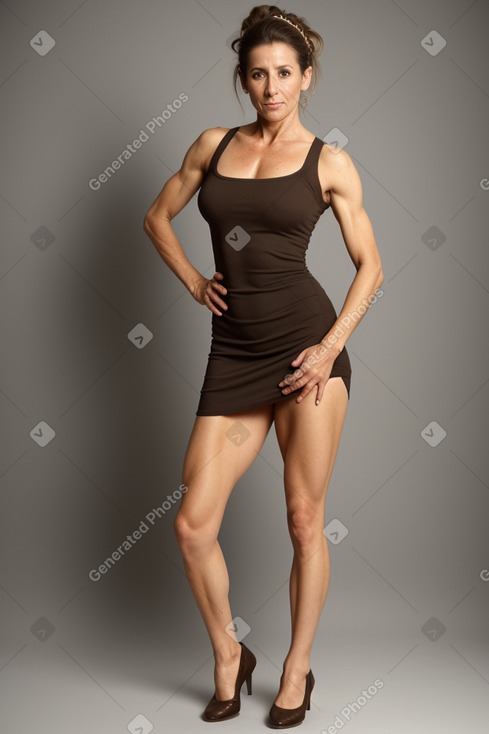 Uruguayan 45 years female with  brown hair