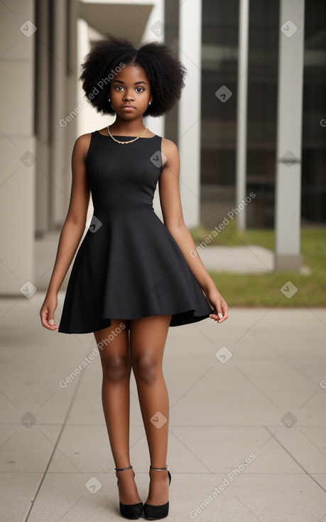 African american teenager female 