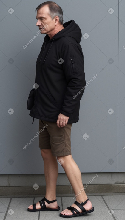 Belarusian middle-aged male with  brown hair