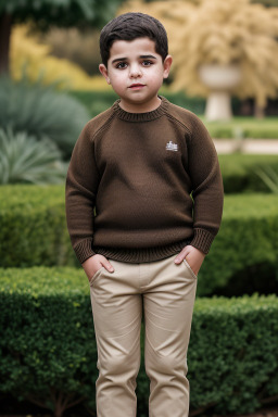 Iraqi child boy with  brown hair