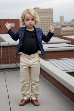 Bulgarian infant boy with  blonde hair