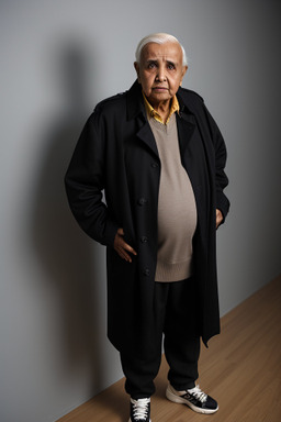 Omani elderly male with  black hair